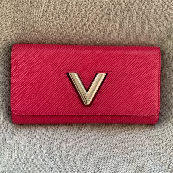 PRICE FIRM:Louis Vuitton Epi Twist Wallet Hot Pink - Picture 2 of 6